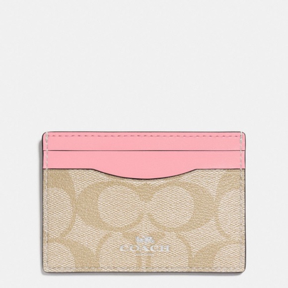Coach Handbags - Coach Credit Card Holder in Signature Coated CC's