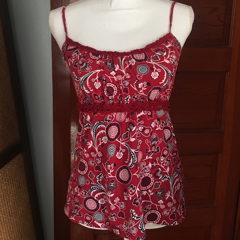 Bandana print camisole top