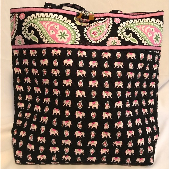 Vera Bradley | Bags | Vera Bradley Pink Elephants Tote Nwt | Poshmark