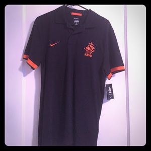 Men's KNVB Netherlands football soccer Nike polo