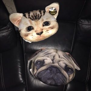 Dog. Cat decorative pillows