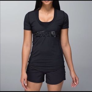 Lululemon Runner Up tee Shirt price is firm
