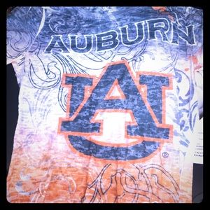 Fitted Auburn tshirt