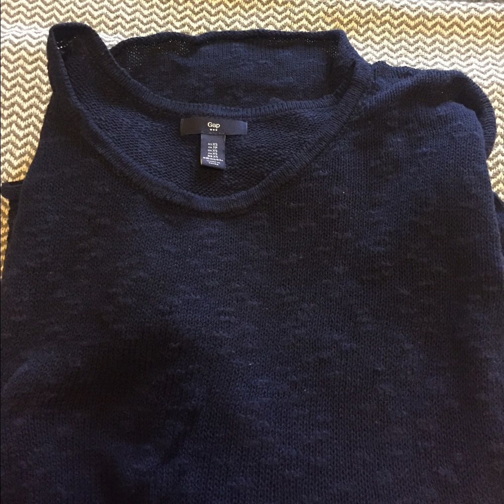 Navy blue sweater