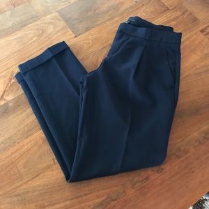 Banana Republic pleated Avery crop pants