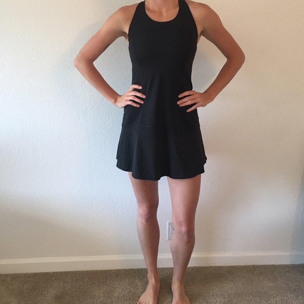 Black lululemon tennis dress
