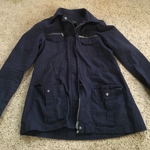 Navy jacket/trench coat