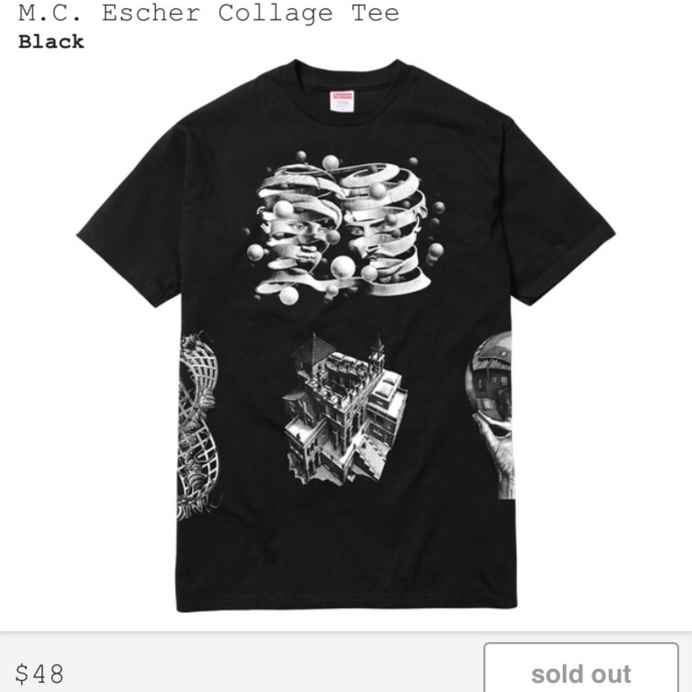 Supreme M.C. Escher Collage t-Shirt