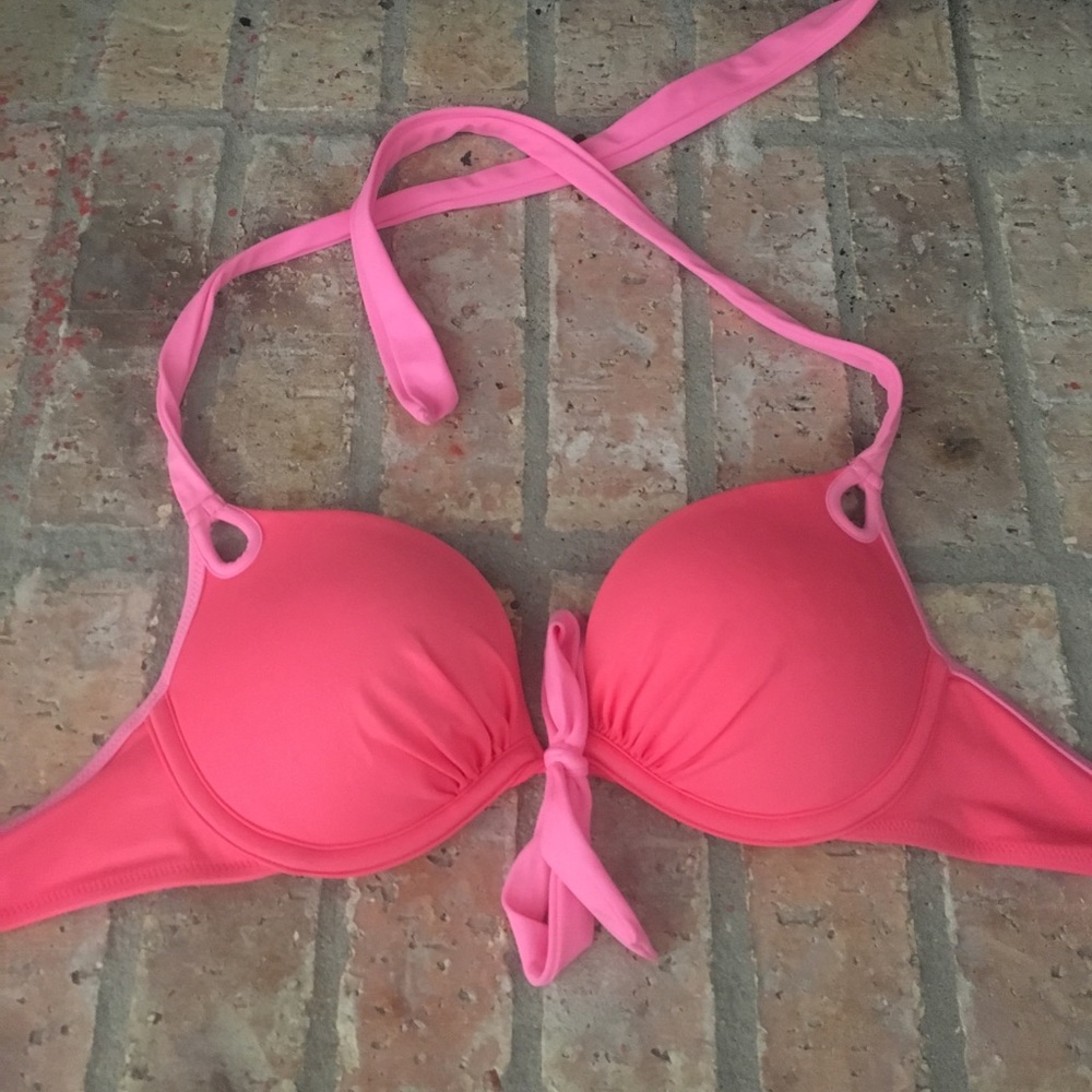 Raspberry and pink Victoria's Secret bikini top