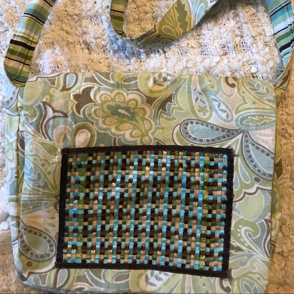 Diaper Bag/ Messenger Bag, Handmade