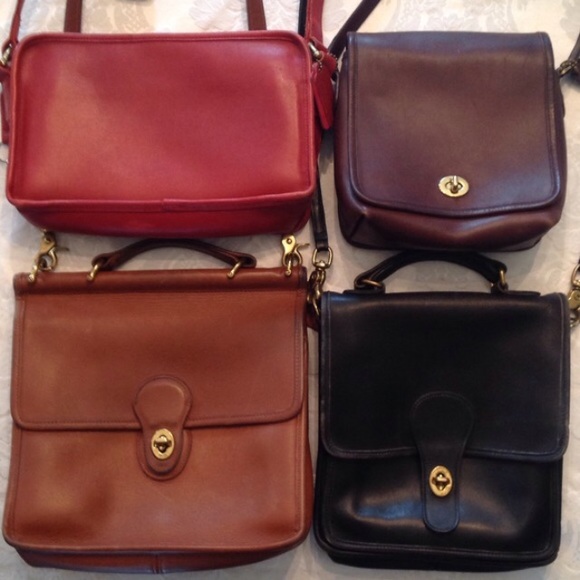 Coach Handbags - 💕Vintage Coach Dark Brown Crossbody 💕