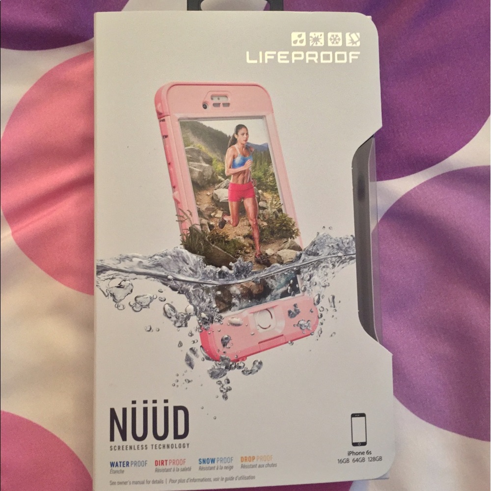 iPhone 6s baby pink LifeProof Nuud case.