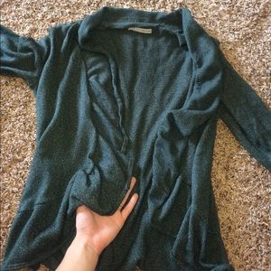 Flowy forest green cardigan