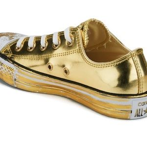 cheap gold converse