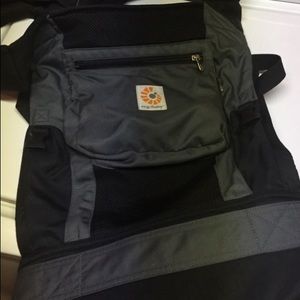 Women's Gray And Black Sling Bag