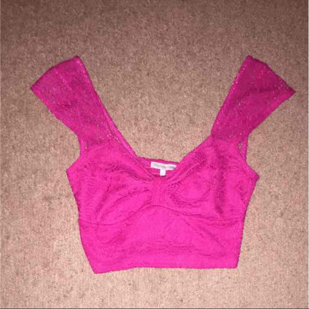 Pink Crop Top