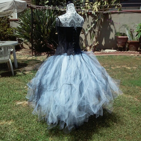 Steampunk gothic style corset dress - Picture 3 of 9