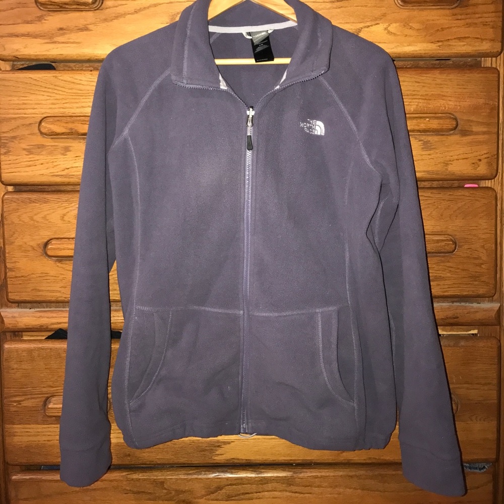 Northface Dark Purple Fleece Full Zip