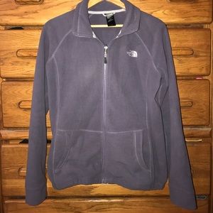 Northface Dark Purple Fleece Full Zip