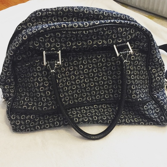 Guess by Marciano Bags Nwot Guess Double Strap Carry On Weekender Bag Poshmark