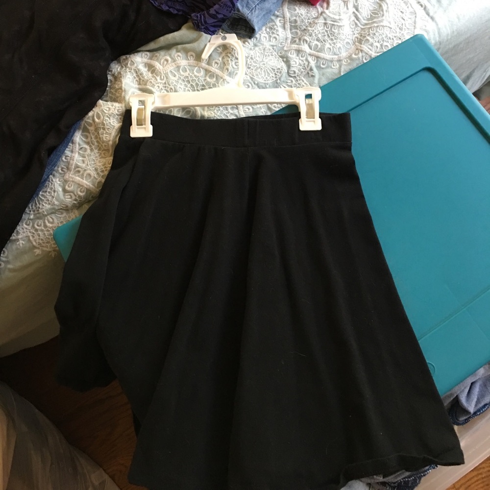 black circle skirt