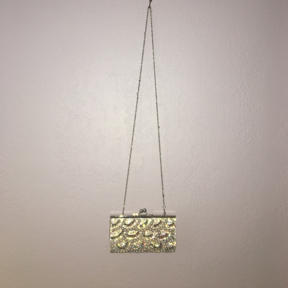 Pearl cross body bag