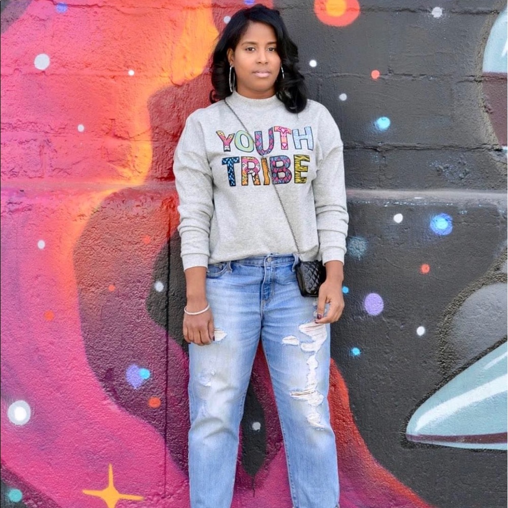 H&M cropped sweatshirt