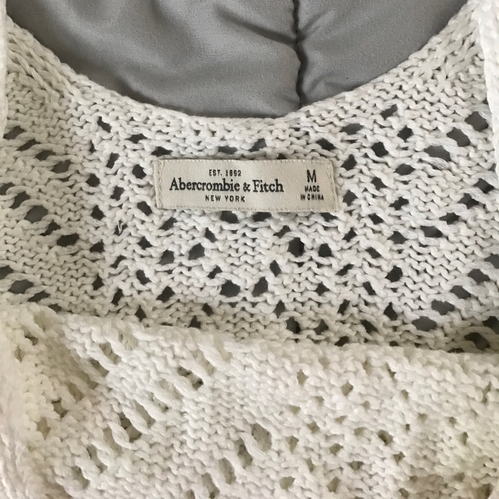 Off white netted baggy shirt or cover-up!