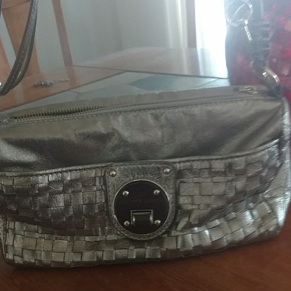 Elliot Lucca silver woven leather handbag - Picture 5 of 5
