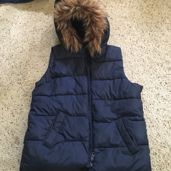 Puffy vest navy - Picture 1 of 2