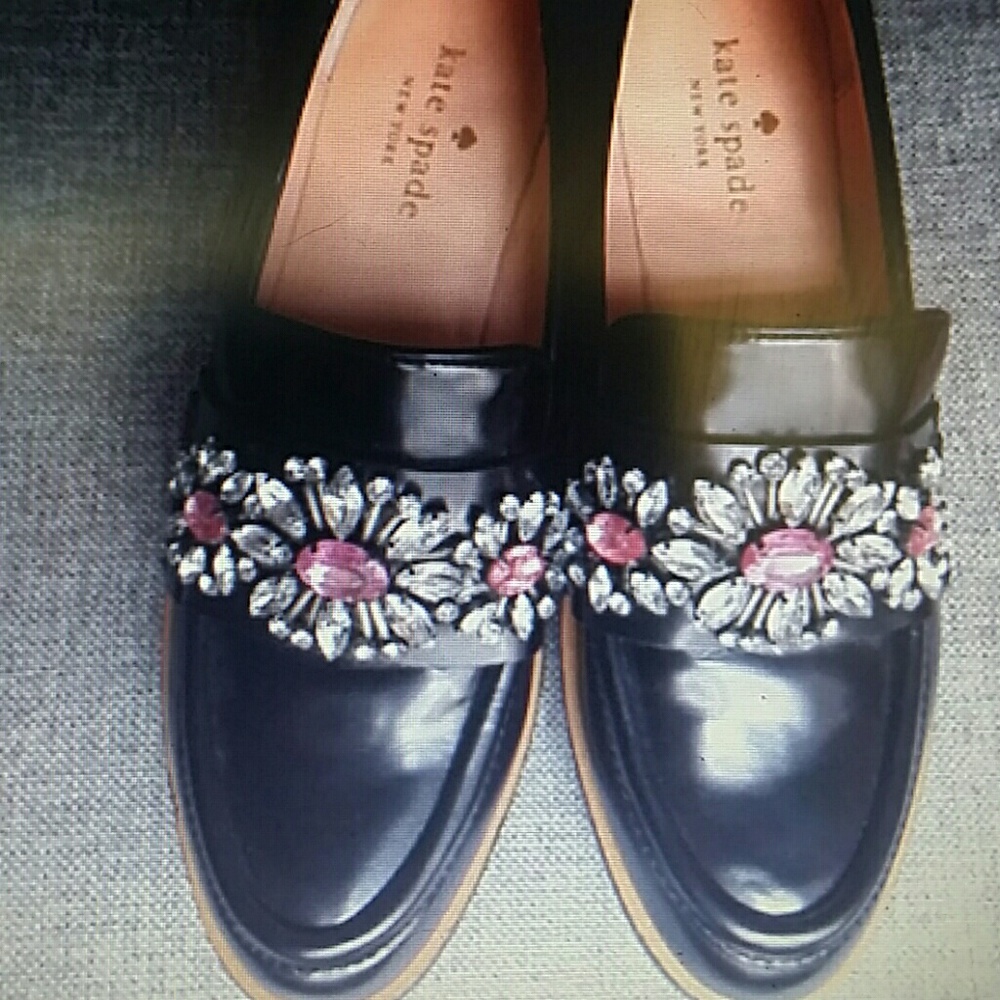 Kate Spade Karry Crystal Loafers