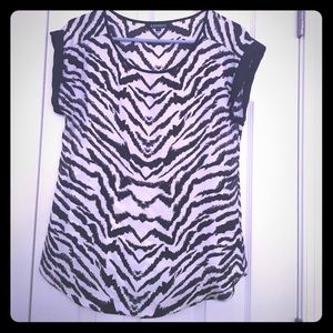 Express zebra top