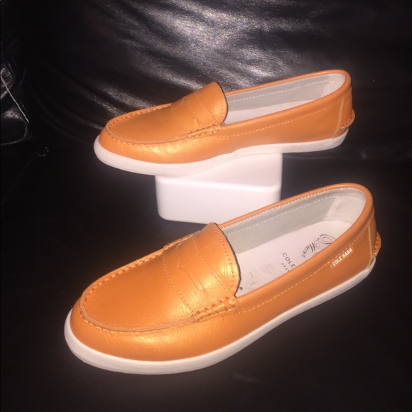 cole haan orange sole