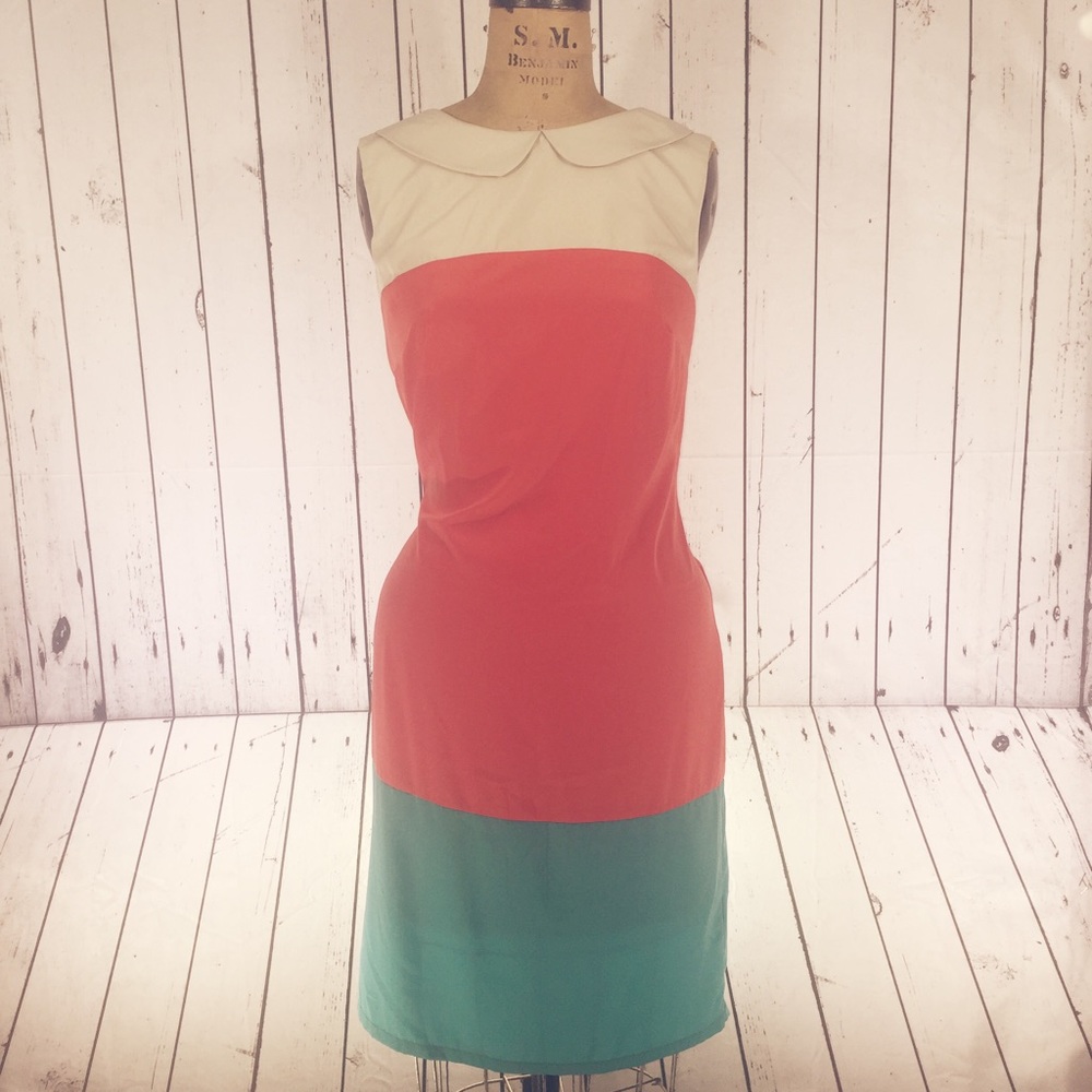 Polyester 3 Color AGB Dress w/ Collar