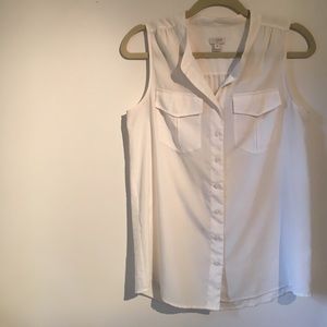 J. CREW white blouse