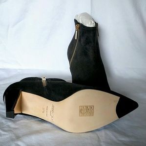 Jimmy Choo black suede booties