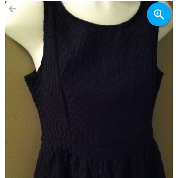 Francesca's navy sleeveless dress - Picture 2 of 3