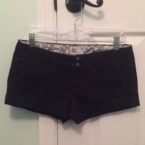 American Eagle Stretch black shorts. Like new.