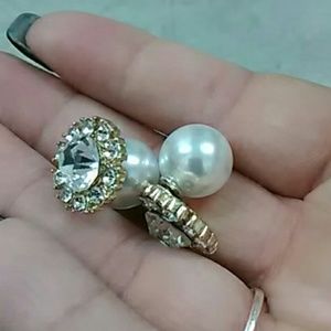 Double sided earrings