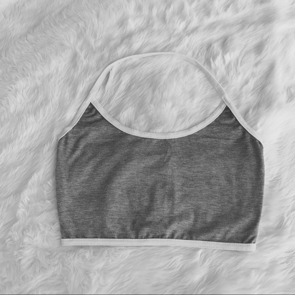 Gray crop top - Picture 4 of 5