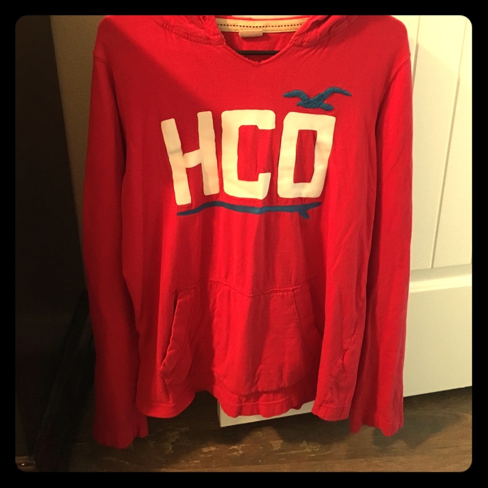🔥Mens Hollister Long Sleeve Shirt with Hood