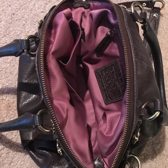 Coach Brown Madison Leather Sofia Handbag 👜 - Picture 7 of 8