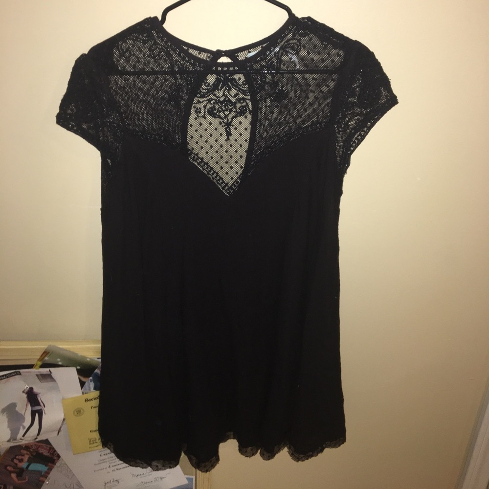black lacey dress