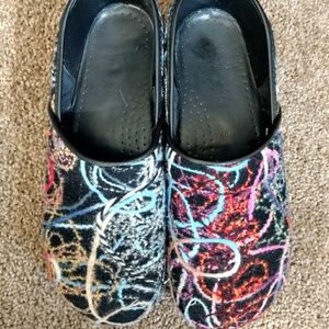 Dansko Confetti Yarn Clog
