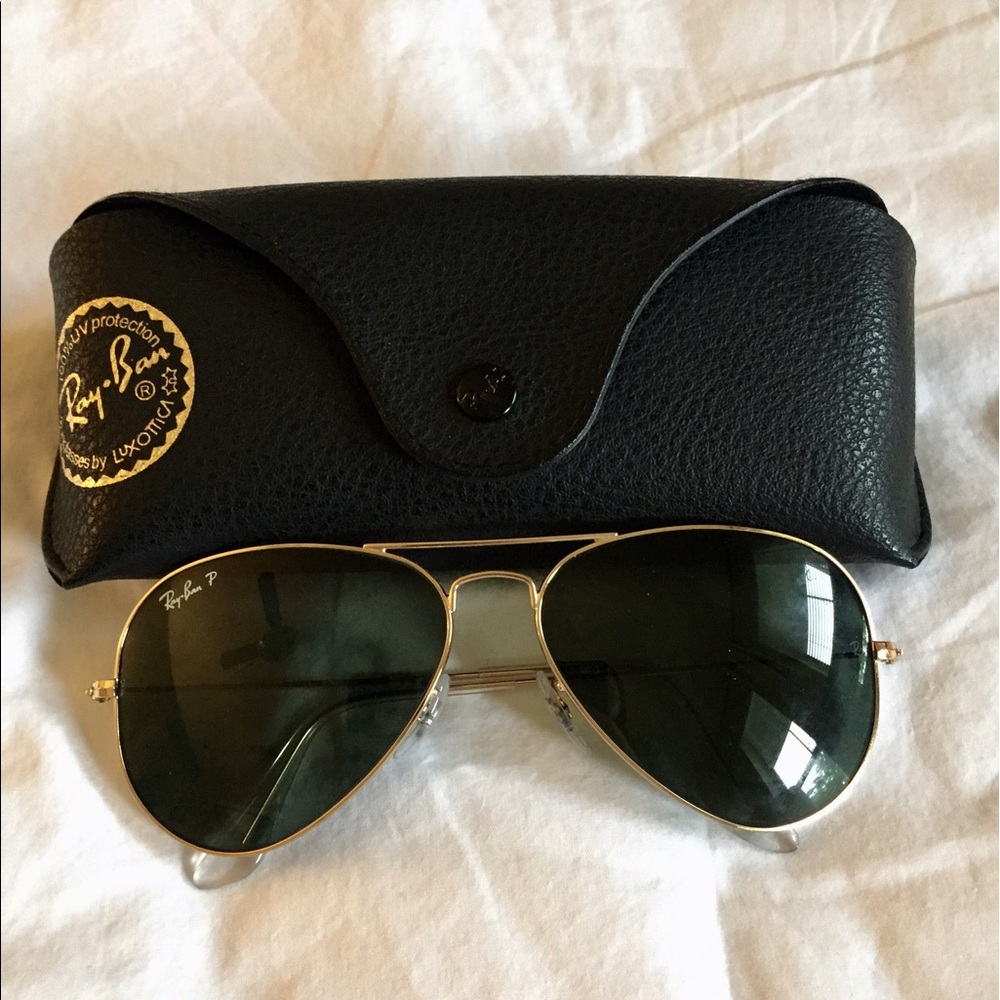 Polarized Ray-Ban Classic Aviators