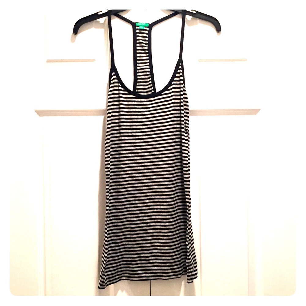 🎄SALE🎄 Comfy striped long Benetton tank top