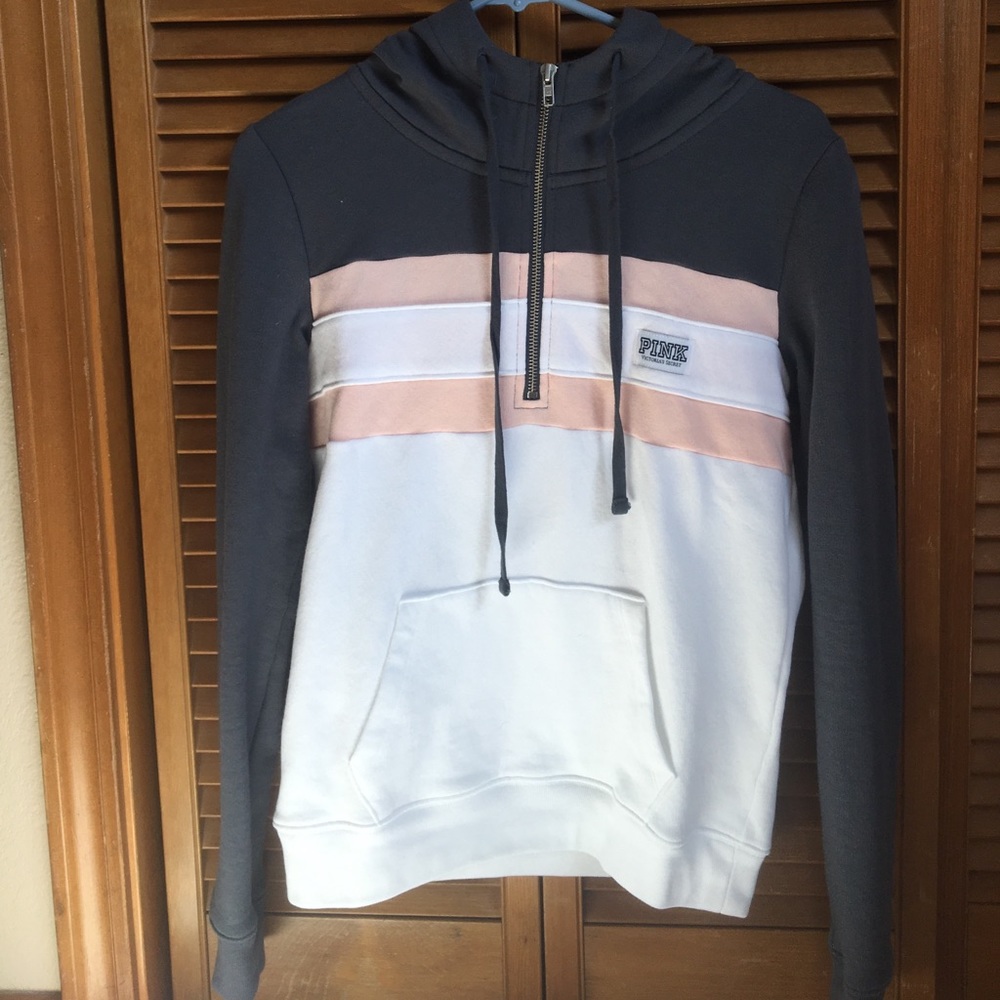 Victoria's Secret Pink half zip hoodie!