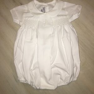 Baby Boy's Baptism or Sunday Best Bubble Size 6-9m