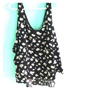 A cute tank with slit arms!