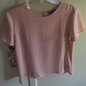 pink top.